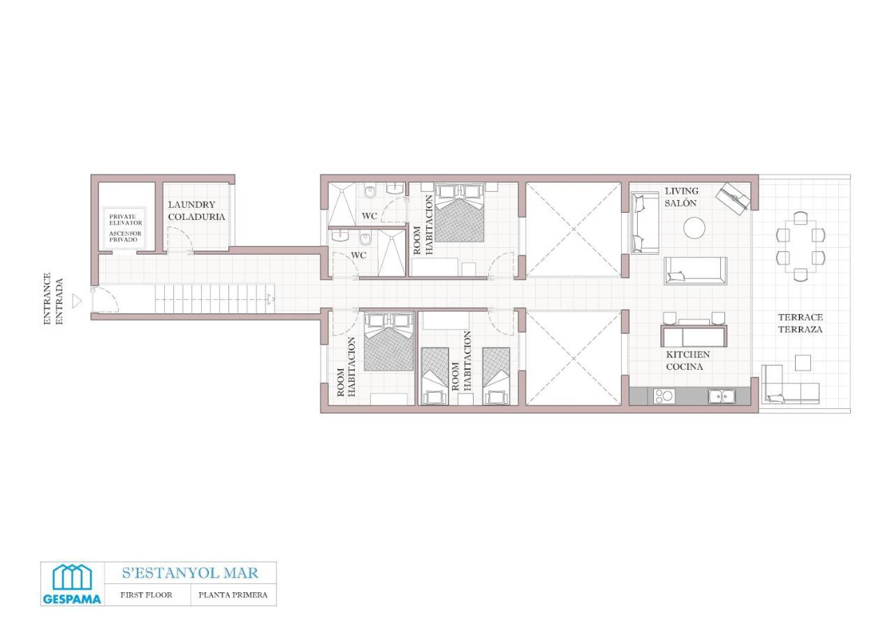 Apartamento S' Estanyol Mar El Estanyol Eksteriør bilde